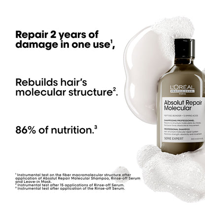 L'Oréal Professionnel Absolut Repair Molecular Shampoo 300ml