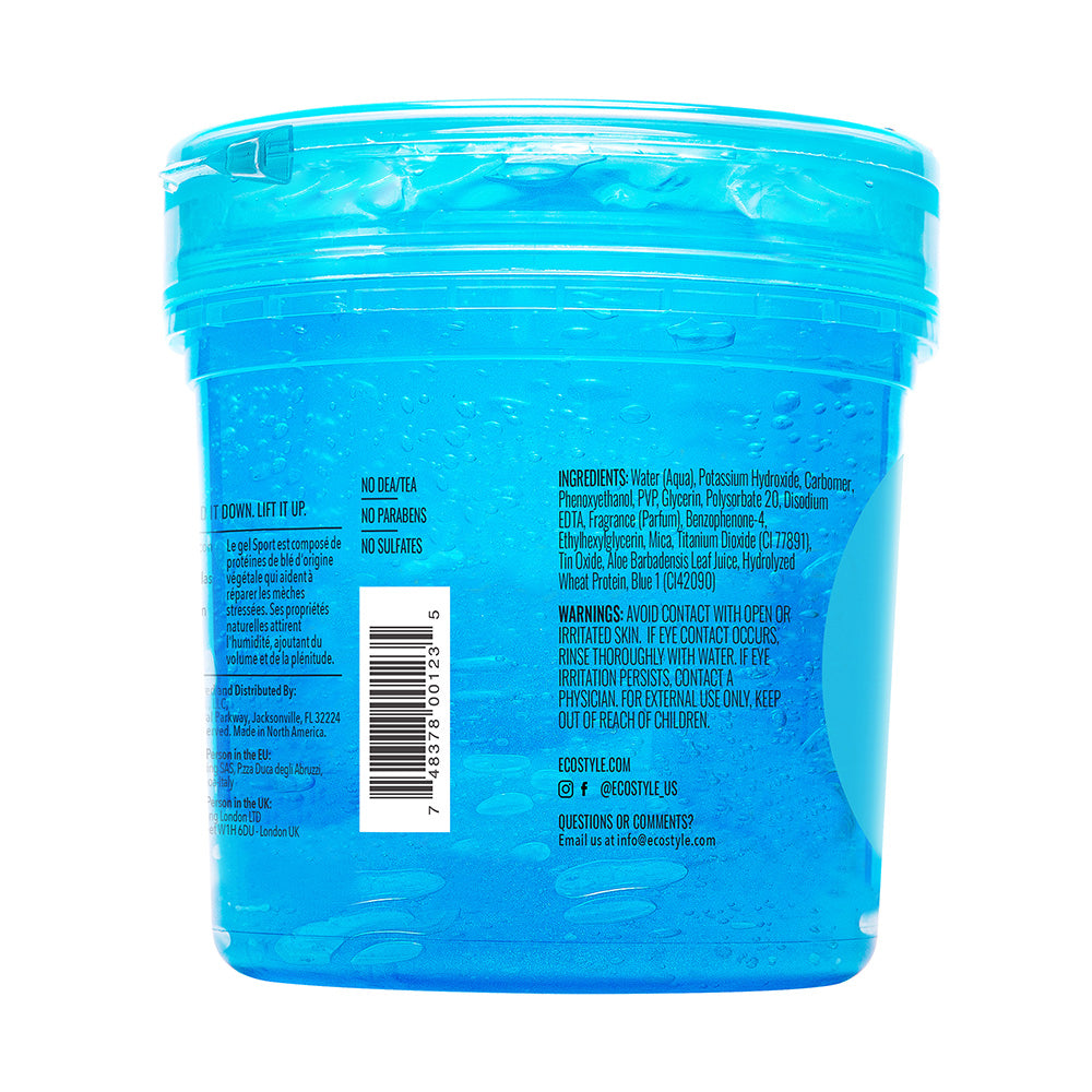 Eco Style Sport Styling Gel - Blue 454g