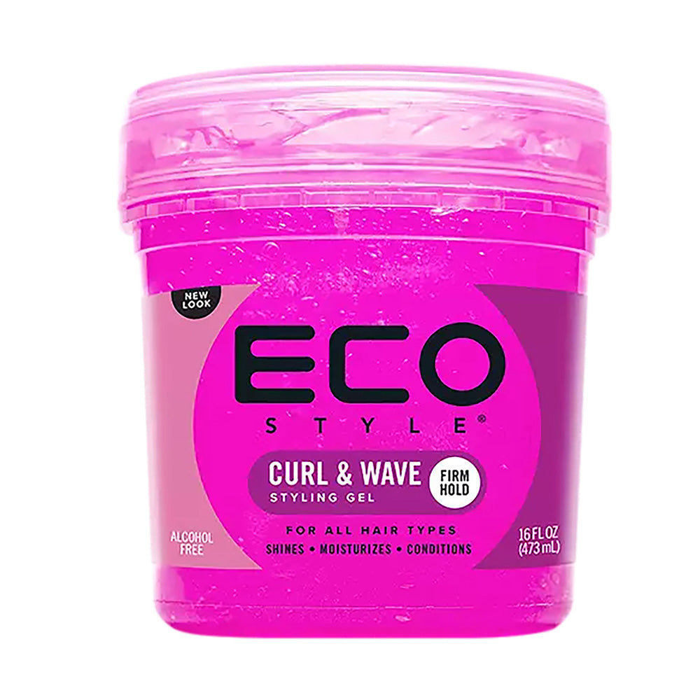Eco Style Curl & Wave Styling Gel - Pink 454g