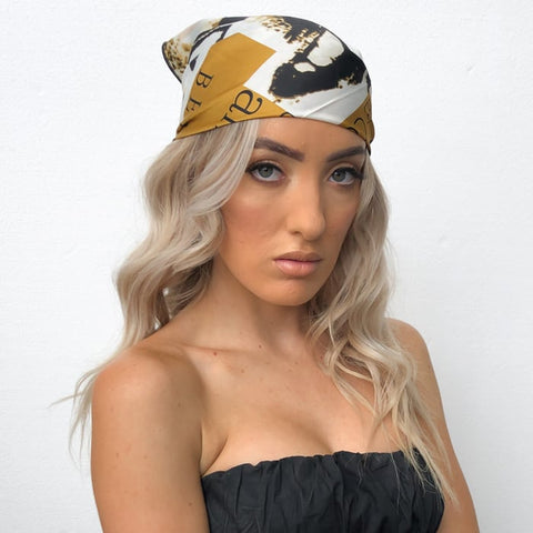 Evalina Gemini Small Square Headscarf