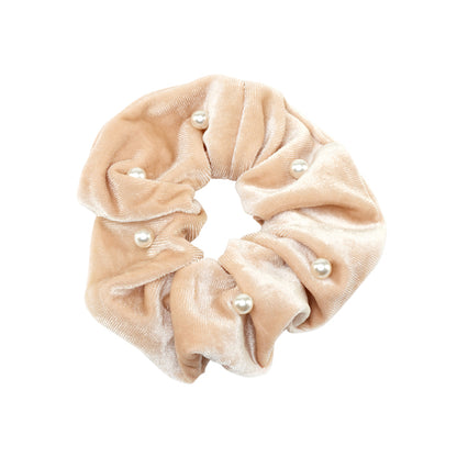 Evalina Velvet Pearl Scrunchie Trio Pack