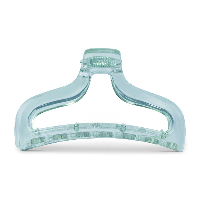 Evalina Totally Transparent Hair Claw Clip Blue