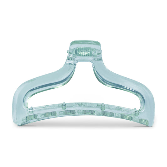 Evalina Totally Transparent Hair Claw Clip Blue