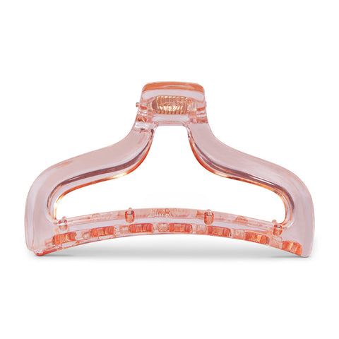 Evalina Totally Transparent Hair Claw Clip Pink