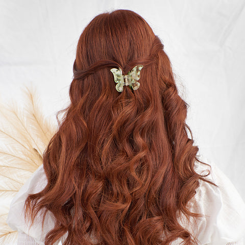 Evalina Magic Butterfly Hair Clip Green