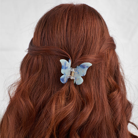 Evalina Magic Butterfly Hair Clip Blue
