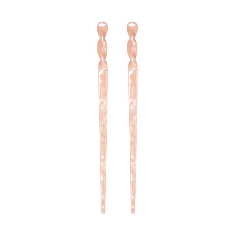 Evalina Get Twisted Hair Sticks Duo Pack Pink