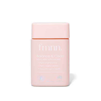 FMNN Balance & Clean- Boric Acid Suppositories 30 Capsules
