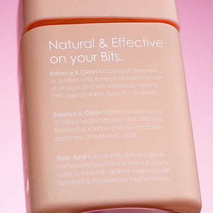 FMNN Balance & Clean- Boric Acid Suppositories 30 Capsules