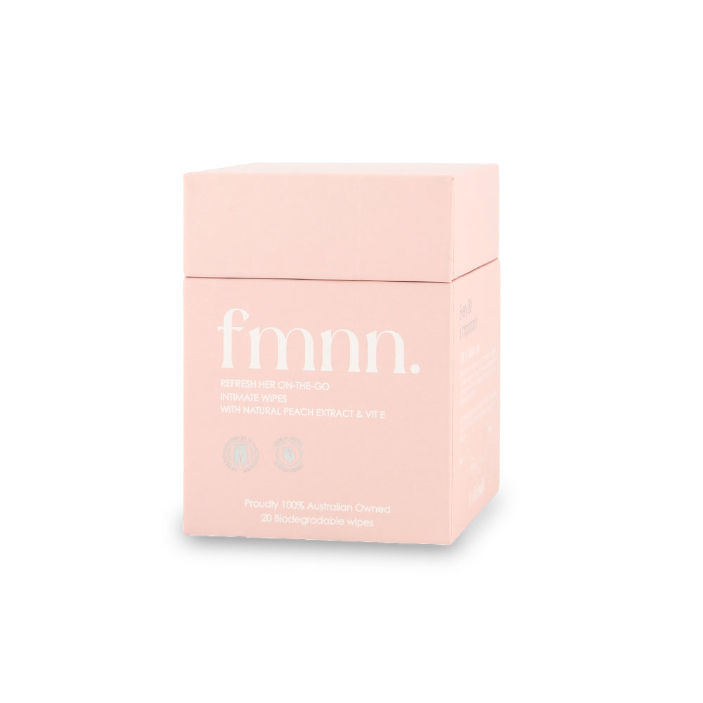 FMNN Refresh Her On-The-Go Intimate Wipes 20Pk