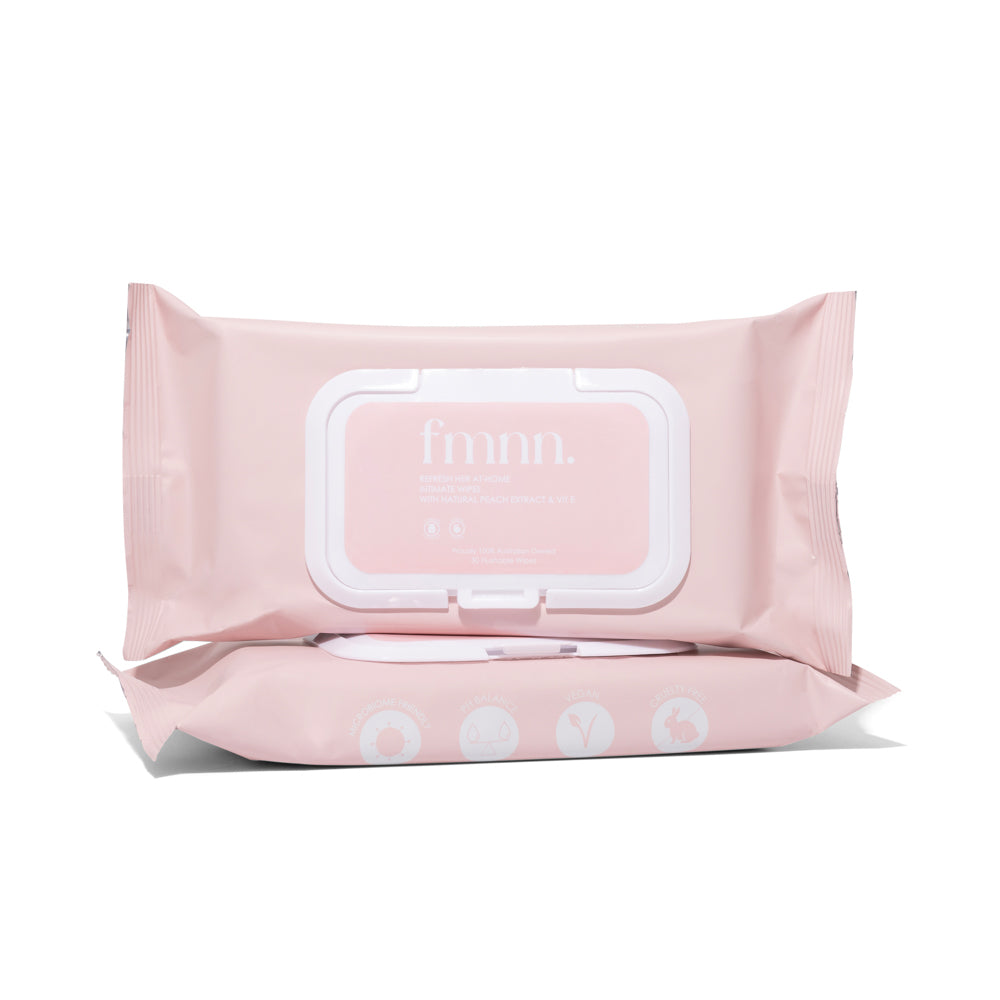 FMNN Refresh Her At-Home Intimate Flushable 30 Wipes