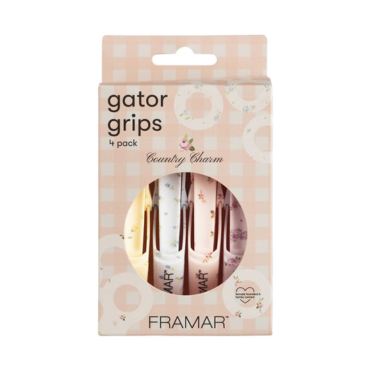 Framar Country Charm Gator Grips 4pk