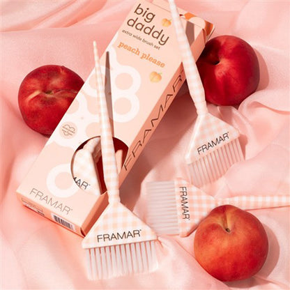 Framar Peach Please Big Daddy Colour Brush Set 3 Pack