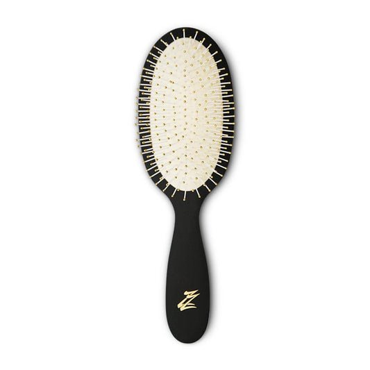 FuzzFighters Detangling Oval Cushion Brush Black