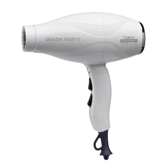 Gamma+ Relax Silent Hairdryer Bianco White