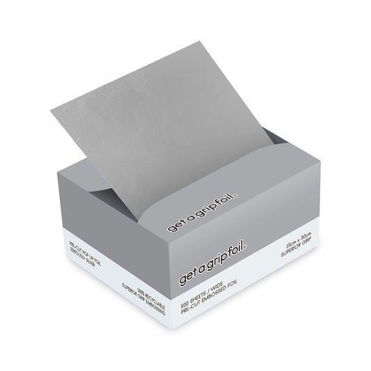 Get A Grip Seriously Silver Pre Cut Wide 500 Sheets 15cm x 30cm