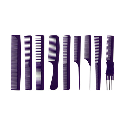 Comb Set Purple 9Pcs