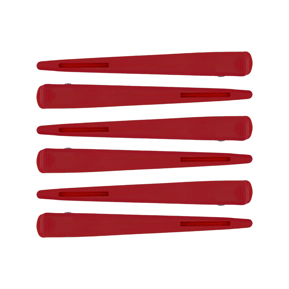 HoldME Tight Sectioning Clips Red 6Pk