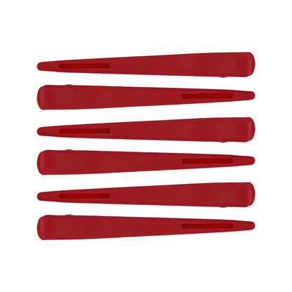 HoldME Tight Sectioning Clips Red 6Pk