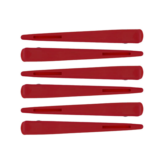 HoldME Tight Sectioning Clips Red 6Pk