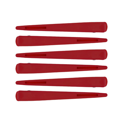 HoldME Tight Sectioning Clips Red 6Pk