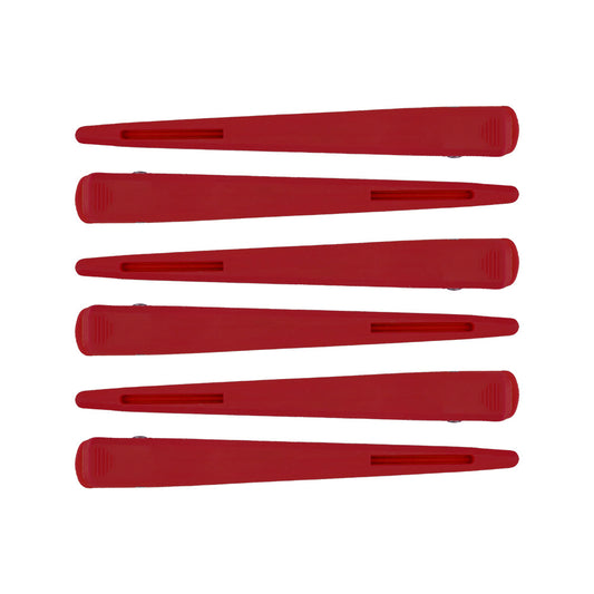 HoldME Tight Sectioning Clips Red 6Pk