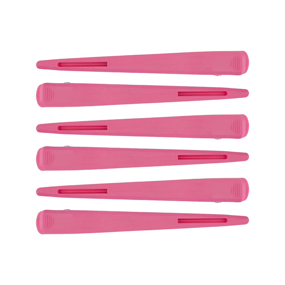 HoldME Tight Sectioning Clips Pink 6Pk