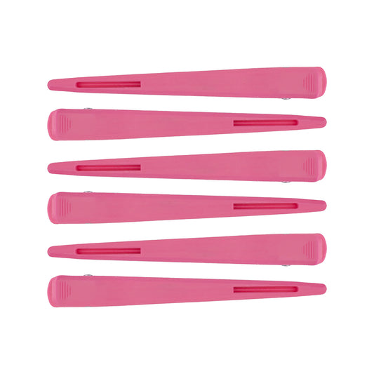 HoldME Tight Sectioning Clips Pink 6Pk