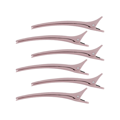 HoldME Tight Sectioning Clips Baby Pink 6Pk