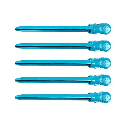 Duckbill Long Clips Blue 5Pk