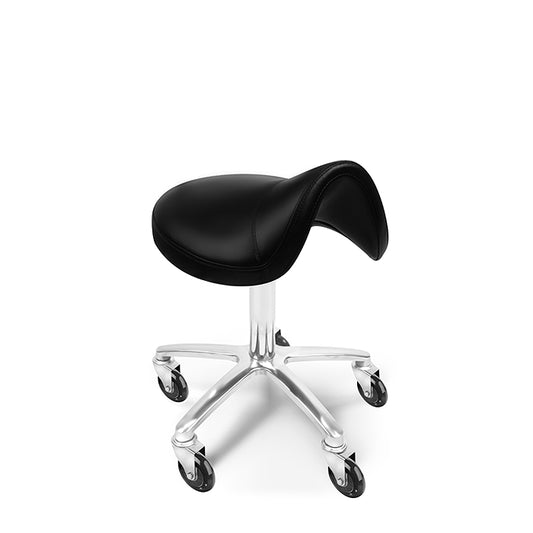 Glammar Ellie Saddle Stool Black