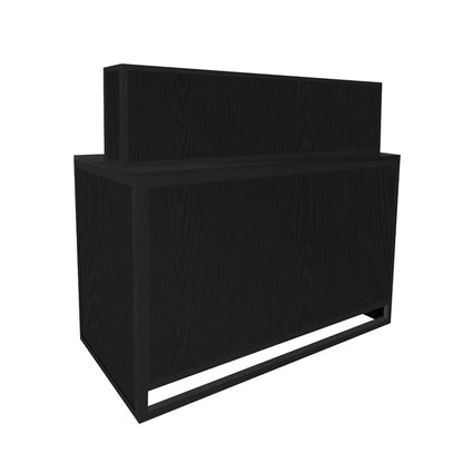 (DISCONTINUED) Glammar Dominican Reception Desk Black