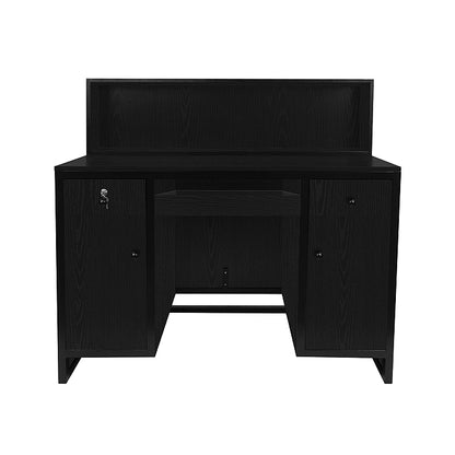 (DISCONTINUED) Glammar Dominican Reception Desk Black