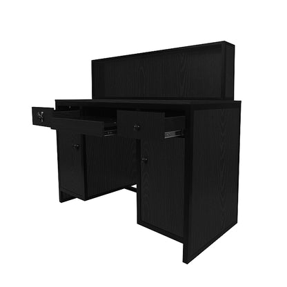 (DISCONTINUED) Glammar Dominican Reception Desk Black