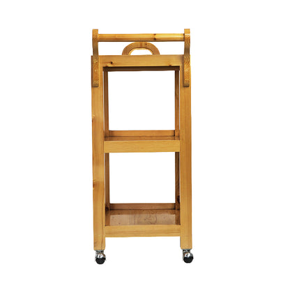 (DISCONTINUED) Glammar Wooden Spa Trolley