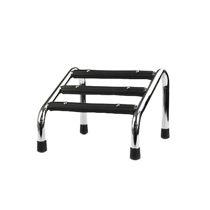 Glammar 3 Bar Chrome Footrest