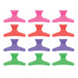 Glammar Butterfly Clips Coloured 12Pk