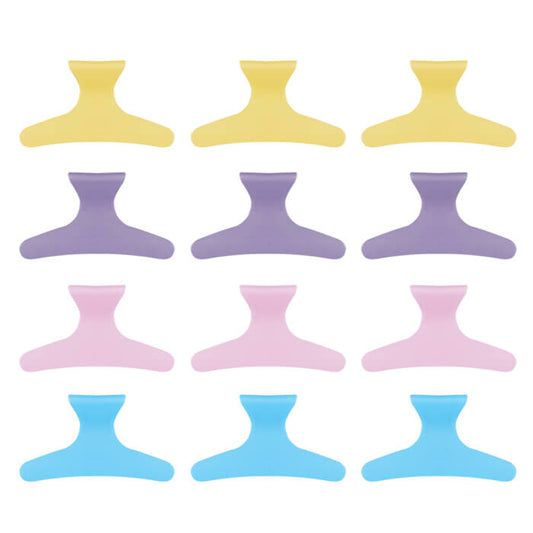 Glammar Butterfly Clips Pastel 12Pk