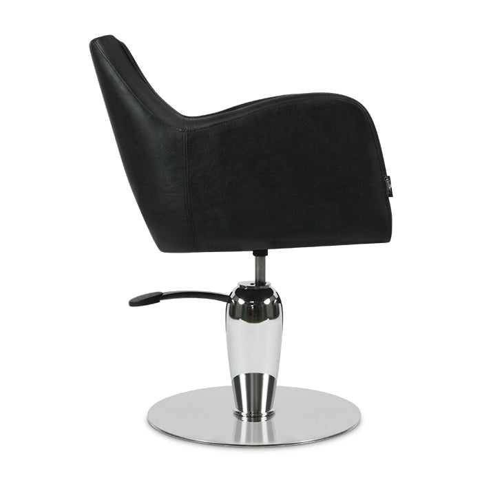 (DISCONTINUED) Glammar Amanda Salon Chair Black