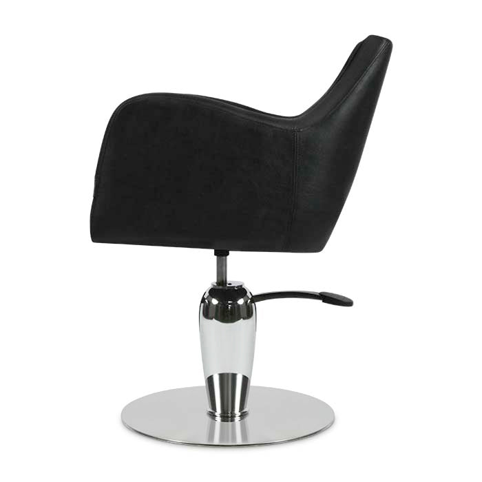 (DISCONTINUED) Glammar Amanda Salon Chair Black