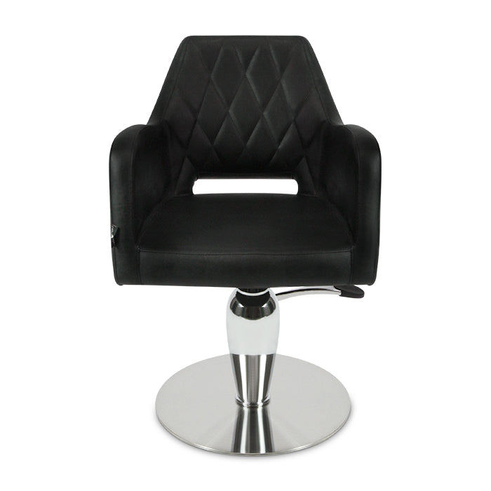 (DISCONTINUED) Glammar Amanda Salon Chair Black