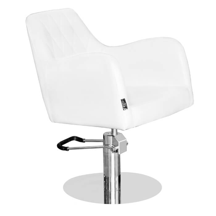 (DISCONTINUED) Glammar Amanda Salon Chair White