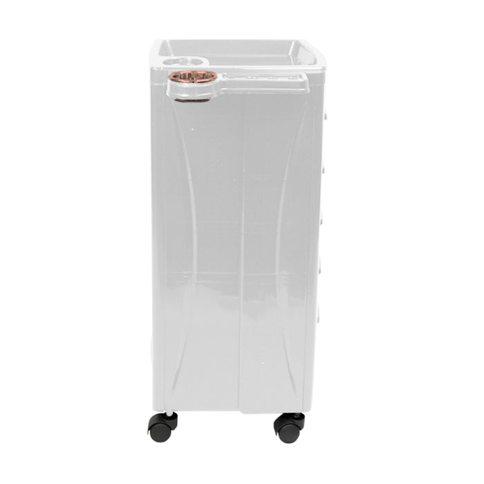 (DISCONTINUED) Glammar Salon Trolley Stacey White