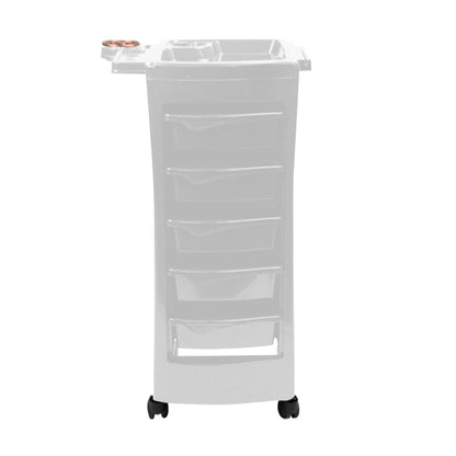 (DISCONTINUED) Glammar Salon Trolley Stacey White