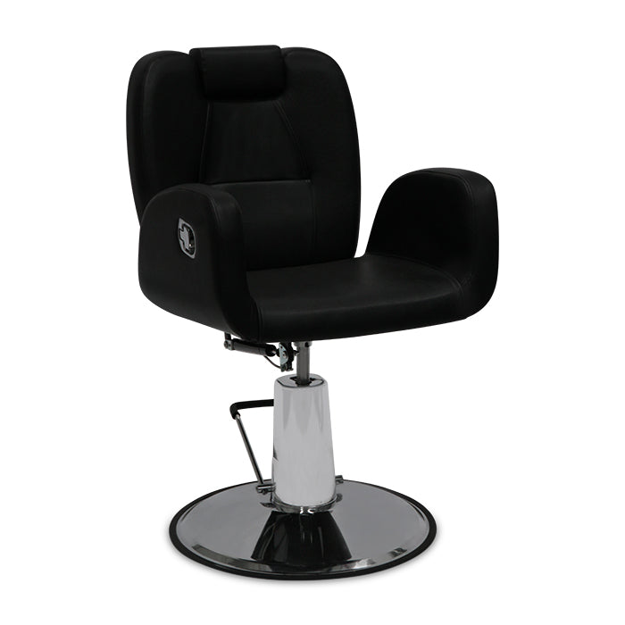 (DISCONTINUED) Glammar Zoey Styling Chair Black