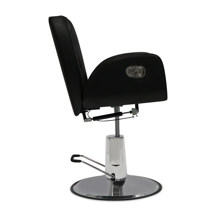 (DISCONTINUED) Glammar Zoey Styling Chair Black