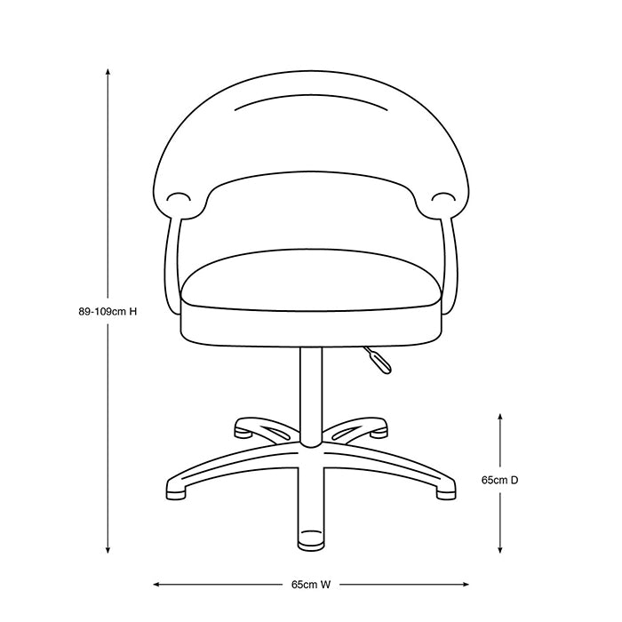 (DISCONTINUED) Glammar Valarie Styling Chair