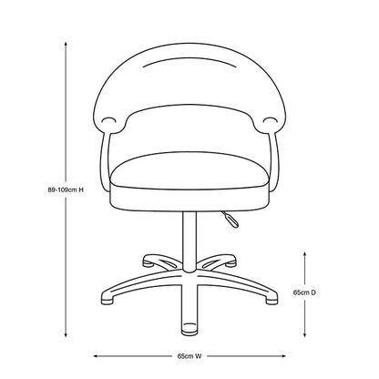 (DISCONTINUED) Glammar Valarie Styling Chair