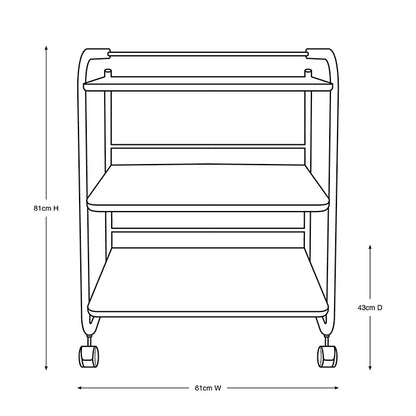 (DISCONTINUED) Glammar Molly Beauty Trolley