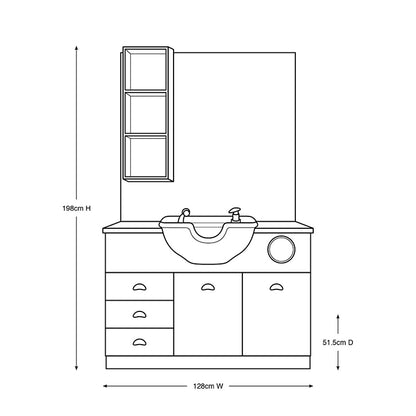 (DISCONTINUED) Glammar Barber Boss Station Black